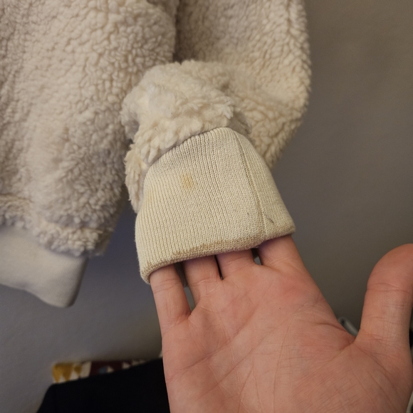 Wilfred Cozy Cream Sherpa Jacket - Picture 3 of 3